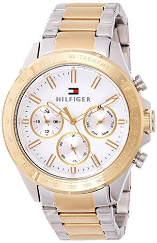 Buy Tommy Hilfiger Mens Quartz Stainless Steel White Dial 44mm Watch - 1791226 in Pakistan