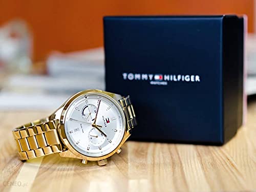 Buy Tommy Hilfiger Mens Quartz Stainless Steel Silver Dial 44mm Watch - 1791726 in Pakistan