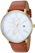 Buy Tommy Hilfiger Womens Quartz Leather Starp Silver Dial 38mm Watch - 1782073 in Pakistan