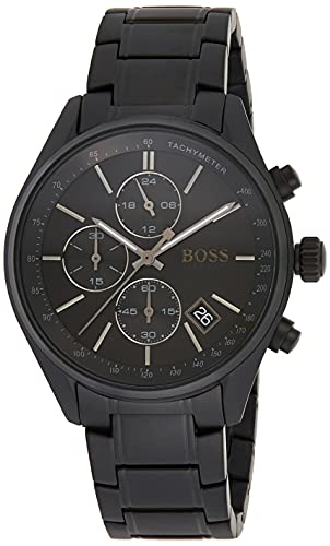 Buy Hugo Boss Mens Quartz Stainless Steel Black Dial 44mm Watch - 1513676 in Pakistan