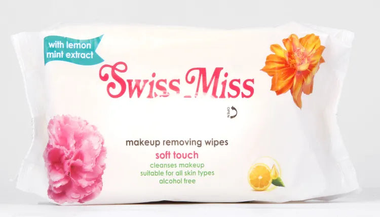 Buy Swiss Miss Makeup Remover Wipes With Lemon Mint Extract 60 Pcs in Pakistan