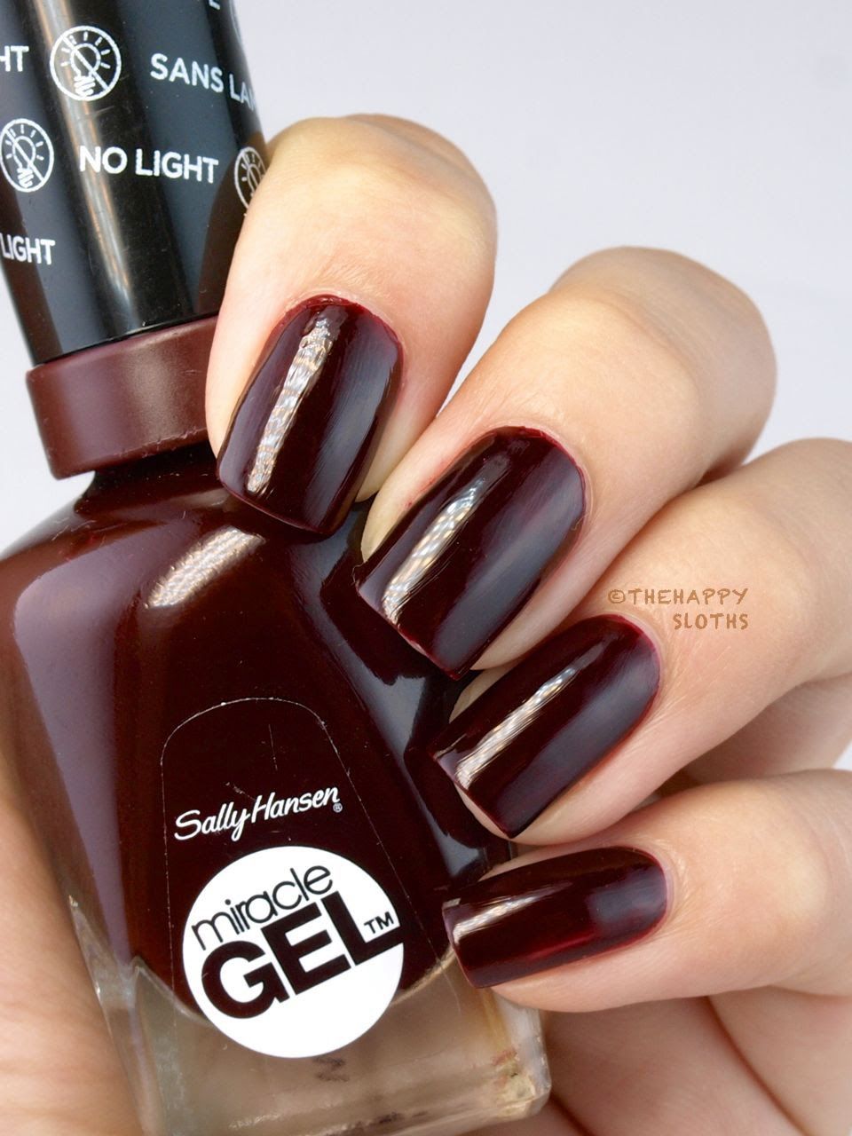 Sally hansen lakier miracle deals gel wine stock 480