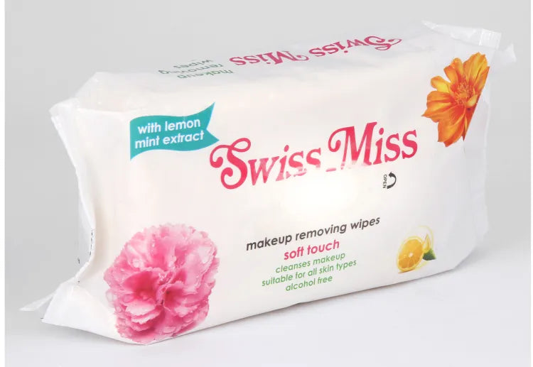 Buy Swiss Miss Makeup Remover Wipes With Lemon Mint Extract 60 Pcs in Pakistan