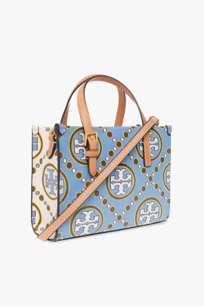 Buy Tory Burch T Monogram Contrast Embossed Tote Bag - Blue in Pakistan