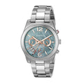 Buy Perfect Boyfriend Blue Dial Silver Steel Strap Watch For Women in Pakistan