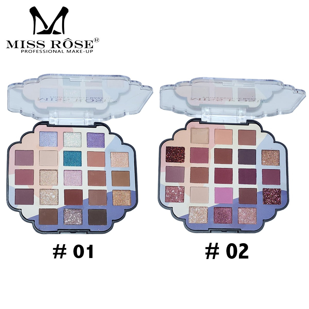 Buy Missrose 21 Color Eyeshadow Palette Highly Pigmented For Party Glitter Palette in Pakistan