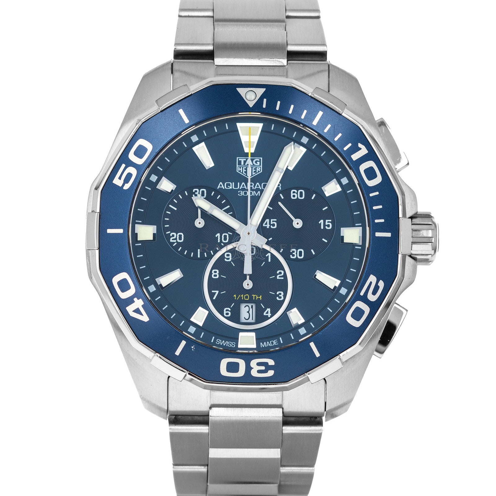 Buy Tag Heuer Carrera Blue Dial Silver Steel Strap Watch for Men - CAY111B.BA0927 in Pakistan