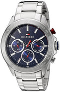 Buy Tommy Hilfiger Mens Quartz Stainless Steel Blue Dial 44mm Watch - 1791228 in Pakistan