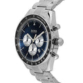 Buy Hugo Boss Mens Chronograph Quartz Stainless Steel Blue Dial 44mm Watch - 1513630 in Pakistan