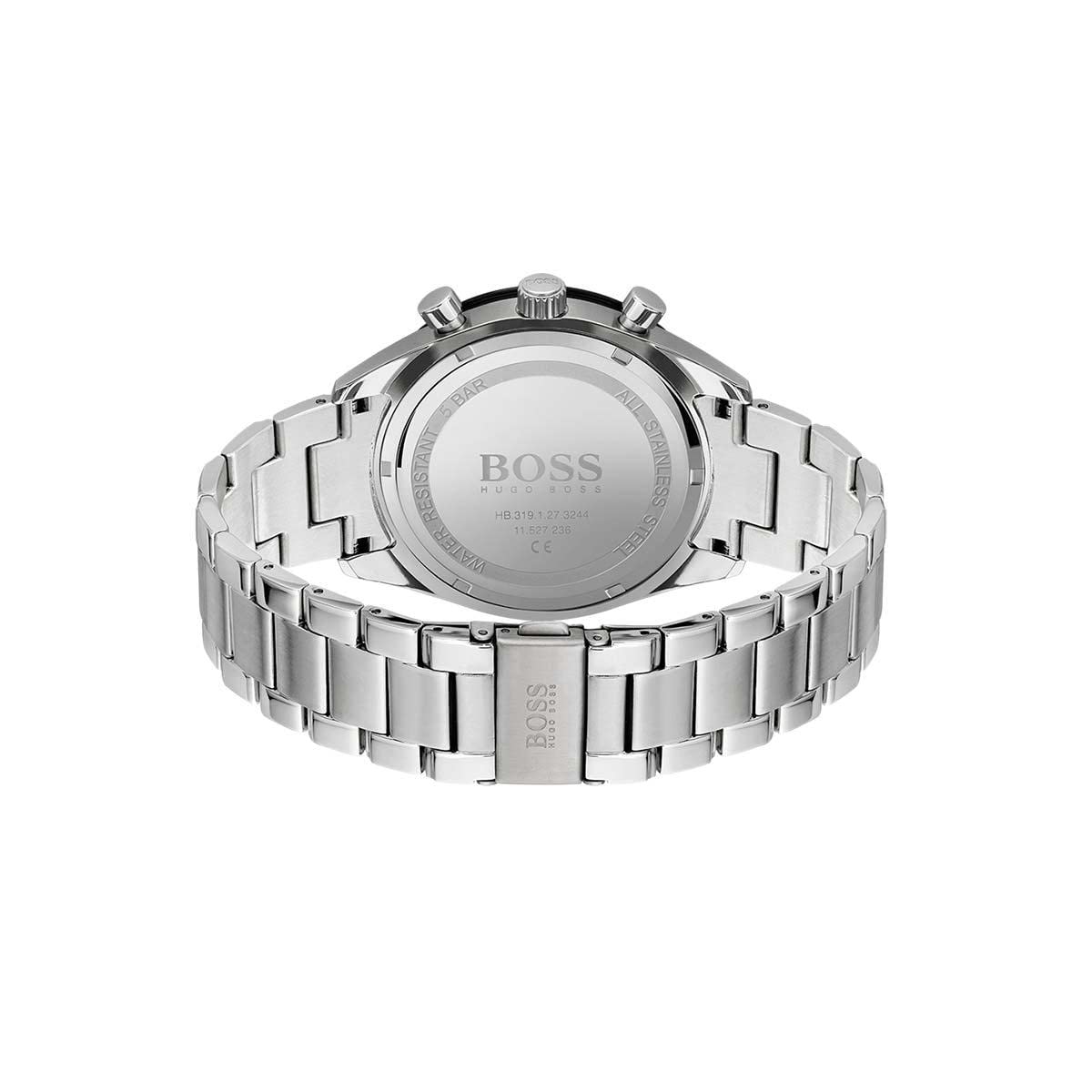 Buy Hugo Boss Mens Quartz Stainless Steel Black Dial 44mm Watch - 1513862 in Pakistan