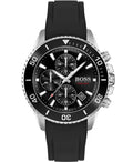 Buy Hugo Boss Admiral Analog Black Dial Black Silicone Strap Men's Watch - 1513912 in Pakistan