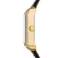 Buy Michael Kors Analog White Dial Black Leather Strap Women's Watch - MK2762 in Pakistan