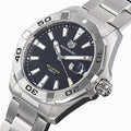 Buy Tag Heuer Aquaracer Black Dial Silver Steel Strap Watch for Men - WBD1110.BA0928 in Pakistan