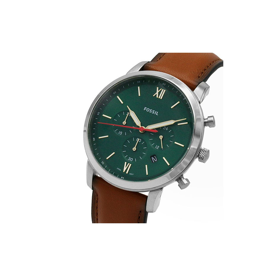 Buy Neutra Green Dial Brown Leather Strap Watch For Men in Pakistan