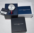 Buy Tommy Hilfiger Ultra Slim Silver Dial Two Tone Nylon Strap Watch for Men - 1791328 in Pakistan