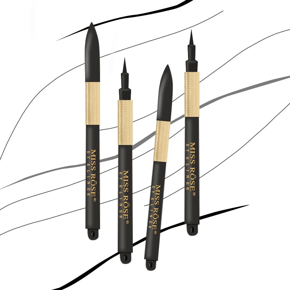 Buy Miss Rose Eyeliner Pencil Classic Pure Black Liquid Pen Waterproof Matte Eye Pencil in Pakistan