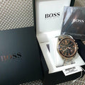 Buy Hugo Boss Mens Chronograph Quartz Stainless Steel Black Dial 47mm Watch - 1513094 in Pakistan