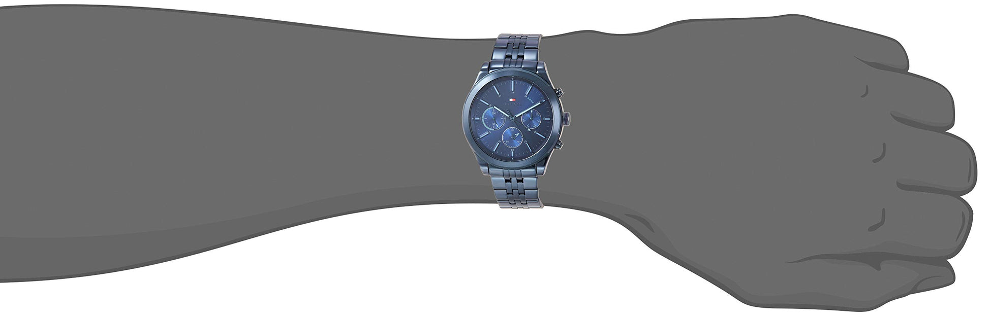 Buy Tommy Hilfiger Mens Quartz Blue Stainless Steel Blue Dial 44mm Watch - 1791739 in Pakistan