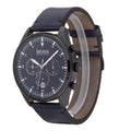 Buy Hugo Boss Pioneer Blue Dial Blue Leather Strap Watch for Men - 1513711 in Pakistan