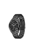 Buy Hugo Boss Mens Chronograph Quartz Stainless Steel Black Dial 44mm Watch - 1513960 in Pakistan