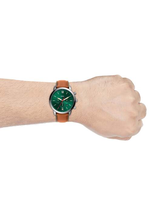 Buy Neutra Green Dial Brown Leather Strap Watch For Men in Pakistan