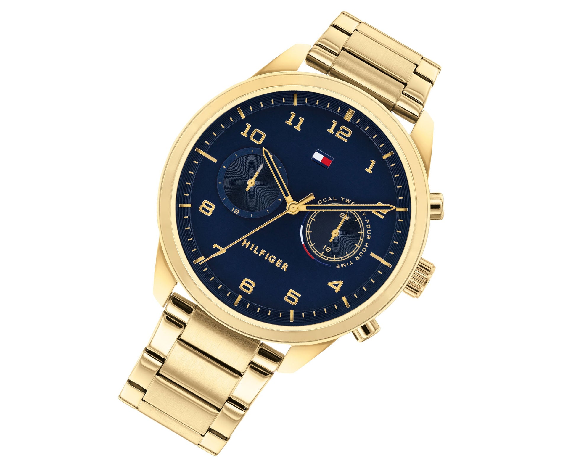 Buy Tommy Hilfiger Mens Quartz Stainless Steel Blue Dial 44mm Watch - 1791783 in Pakistan