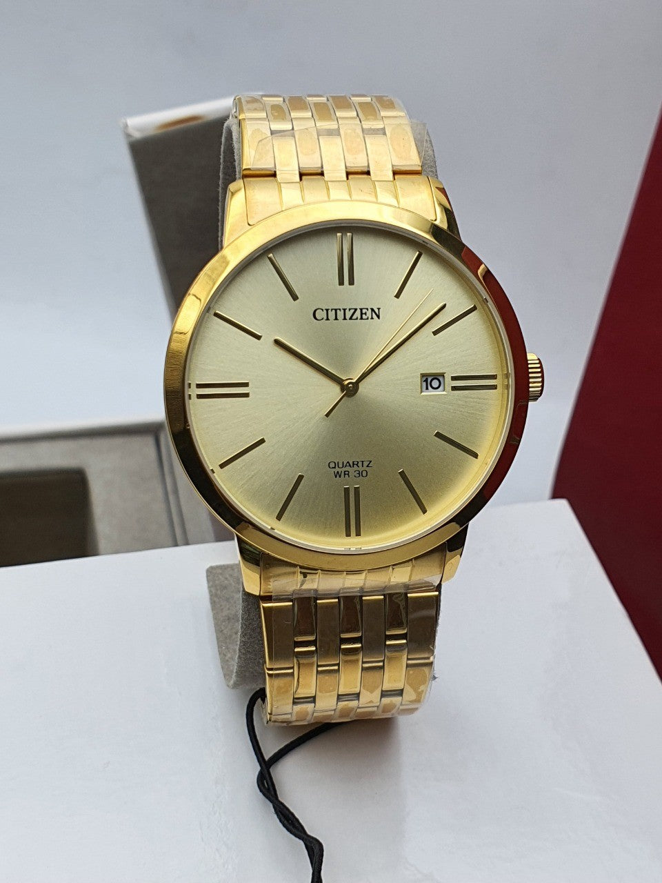 Buy Citizen Men's Quartz Stainless Steel Gold Dial 42mm Watch DZ0002-50P in Pakistan