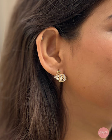Buy Bling On Jewels Amora Swan Earrings in Pakistan