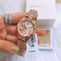 Buy Michael Kors Womens Chronograph Quartz Stainless Steel Rose Gold Dial 36mm Watch - Mk5799 in Pakistan