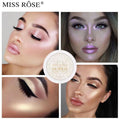 Buy Miss Rose Highlighter Bright Facial Palette 4 colors High Gloss Face Makeup Natural Powder Highlight Facial Contours in Pakistan