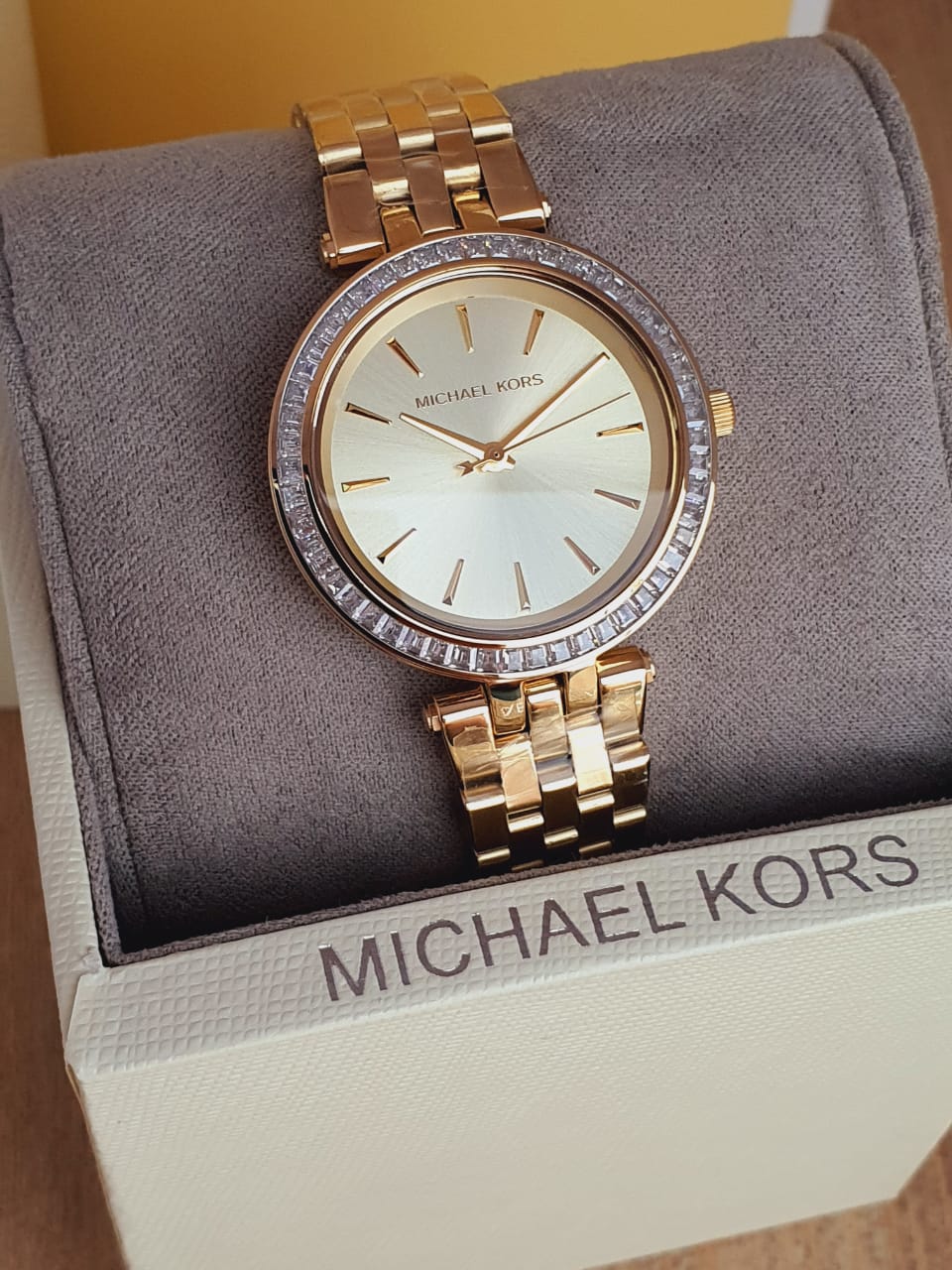 Buy Michael Kors Womens Quartz Gold Stainless Steel Gold Dial 33mm Watch - Mk3365 in Pakistan