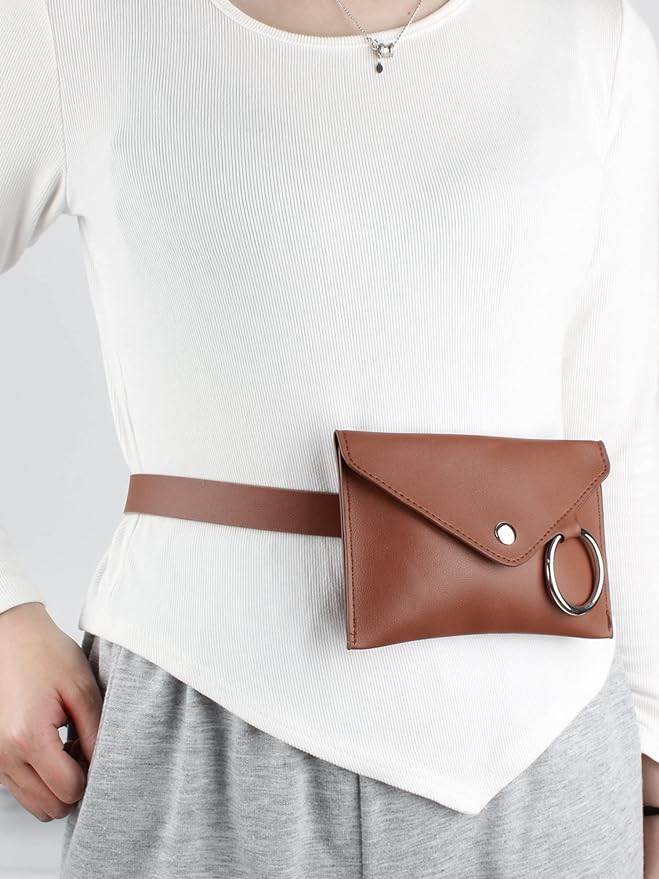 Buy Shein Waist Fanny Bag Pu Leather Belt in Pakistan