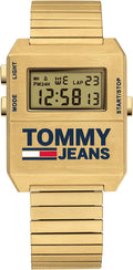 Buy Tommy Hilfiger Mens Digital Stainless Steel Yellow Dial 32mm Watch - 1791670 in Pakistan