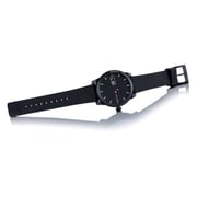 Buy Tommy Hilfiger Mens Quartz Silicone Strap Black Dial 42mm Watch - 1791382 in Pakistan