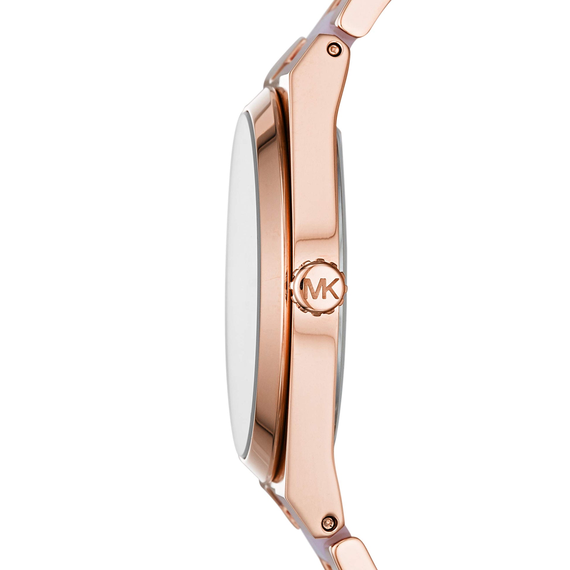 Buy Michael Kors Channing Mother of Pearl Dial Rose Gold Strap Ladies Watch - Mk6652 in Pakistan