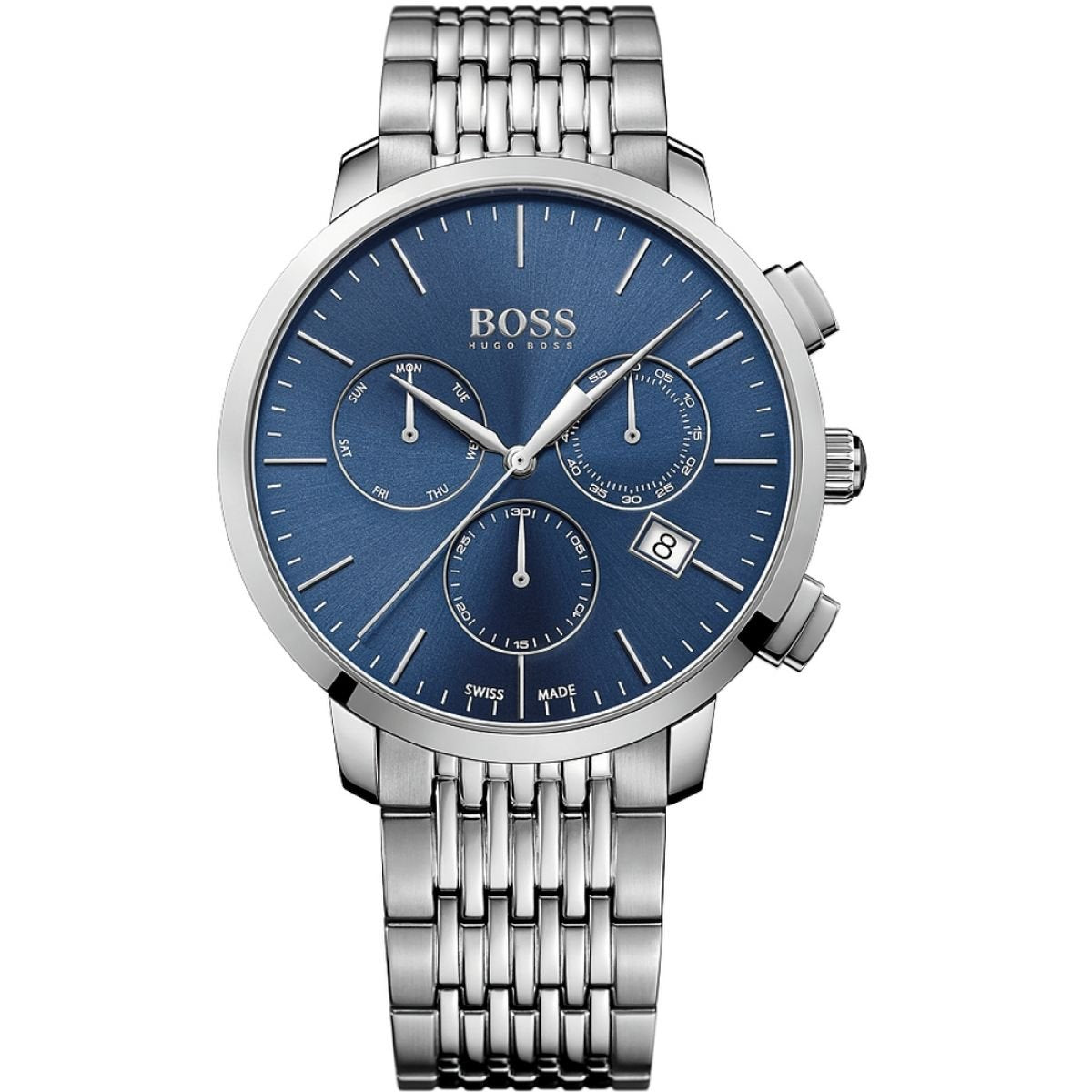 Buy Hugo Boss Mens Chronograph Quartz Watch with Stainless Steel Strap - 1513269 in Pakistan