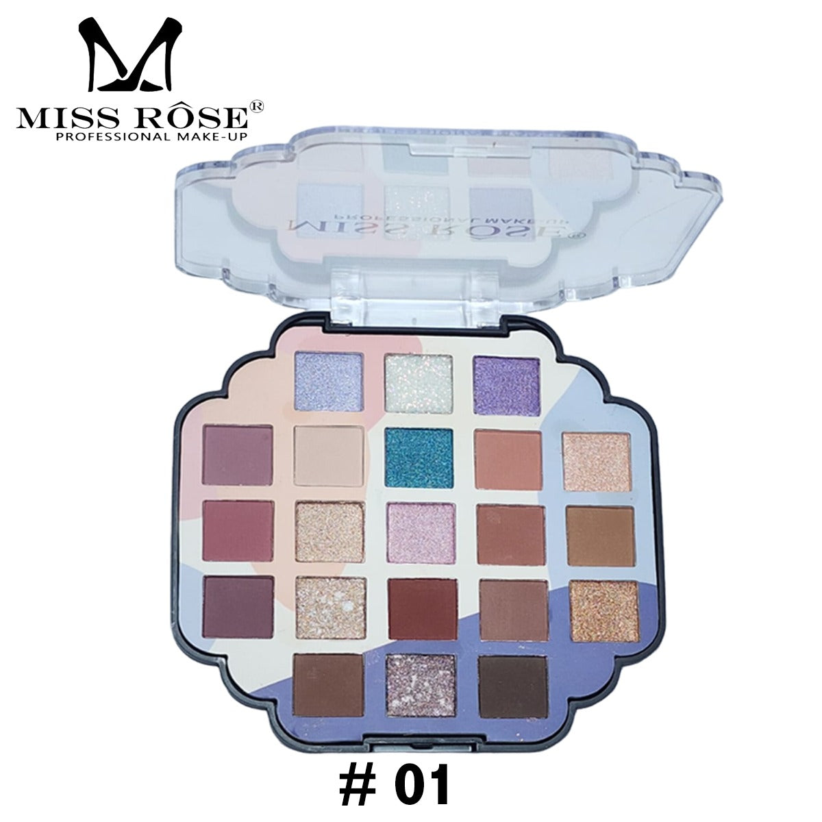 Buy Missrose 21 Color Eyeshadow Palette Highly Pigmented For Party Glitter Palette in Pakistan