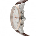 Buy Hugo Boss Mens Quartz Brown Leather Strap Silver Dial 44mm Watch - 1513786 in Pakistan