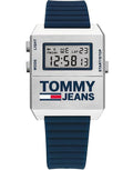 Buy Tommy Hilfiger Mens Digital Silicone Strap Silver Dial 32mm Watch - 1791673 in Pakistan