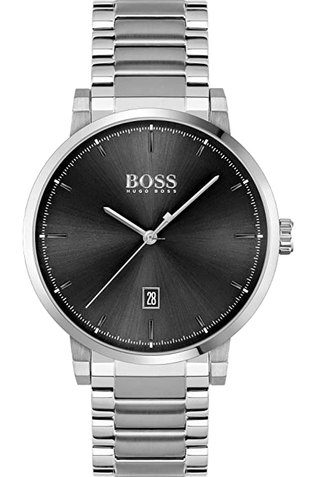 Buy Hugo Boss Mens Chronograph Quartz Stainless Steel Black Dial 41mm Watch - 1513614 in Pakistan