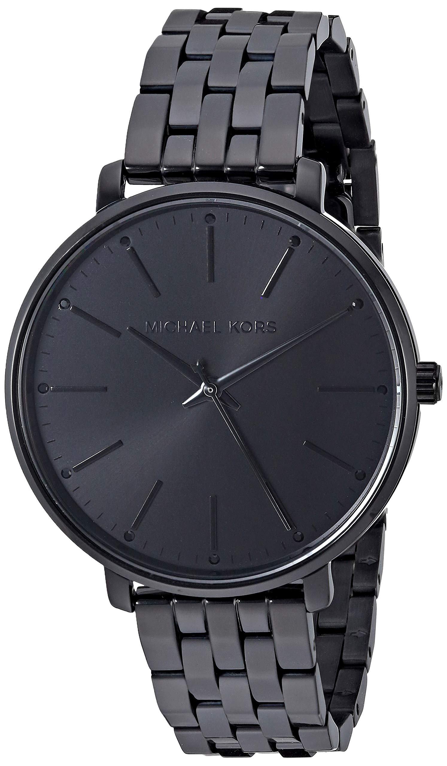 Buy Michael Kors Analog Black Dial Black Stainless Steel Strap Women's Watch-MK4455 in Pakistan