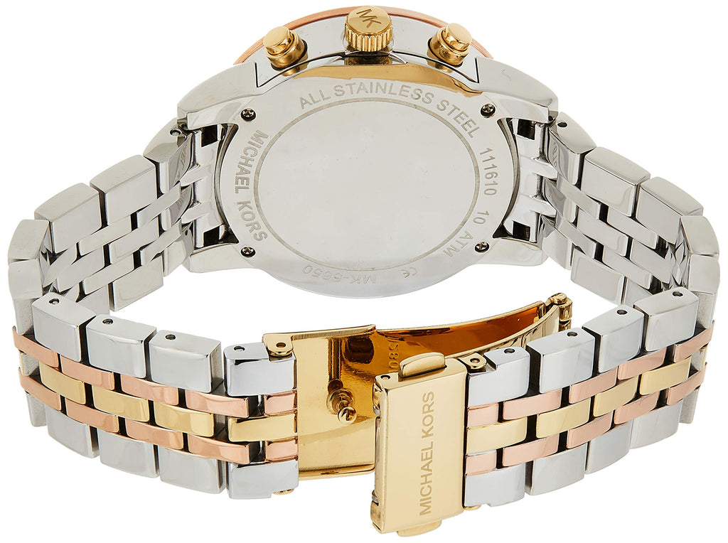 Buy Michael Kors White Dial Two Tone Stainless Steel Strap Watch For Women Mk5650 in Pakistan