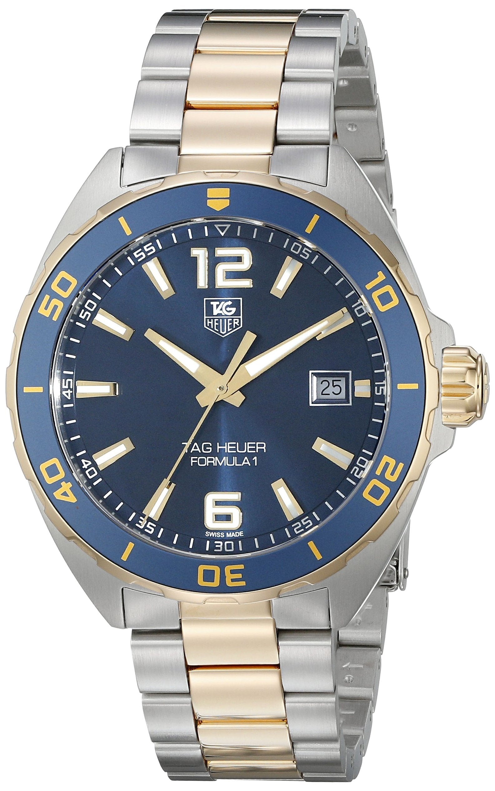 Buy Tag Heuer Formula 1 Blue Dial Two Tone Steel Strap Watch for Men - WAZ1120.BB0879 in Pakistan