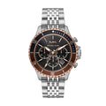 Buy Michael Kors Mens Silver Stainless Steel Black Dial 44mm Watch - Mk8725 in Pakistan