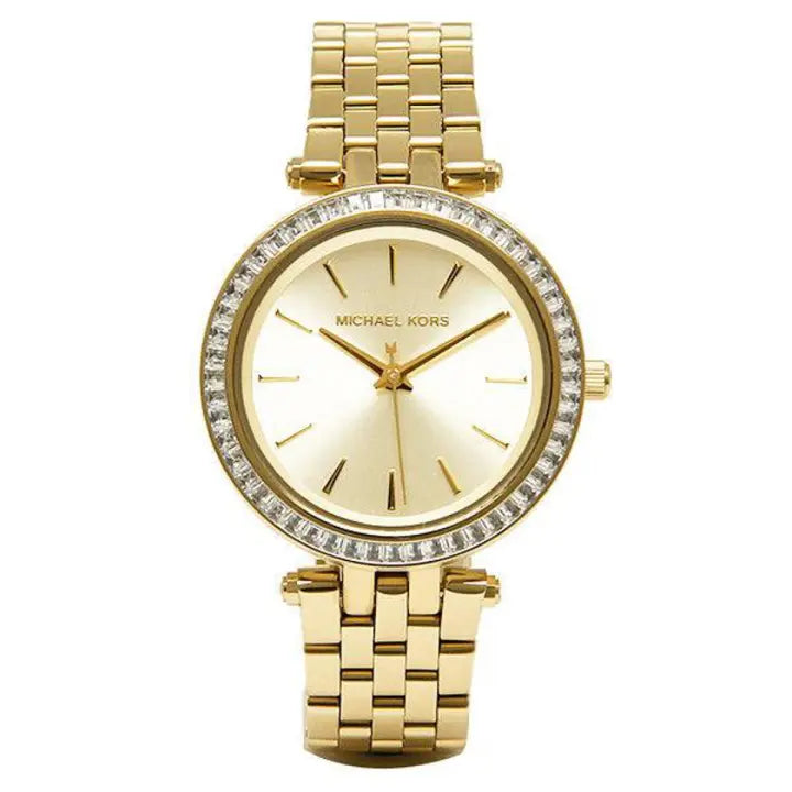 Buy Michael Kors Womens Quartz Gold Stainless Steel Gold Dial 33mm Watch - Mk3365 in Pakistan