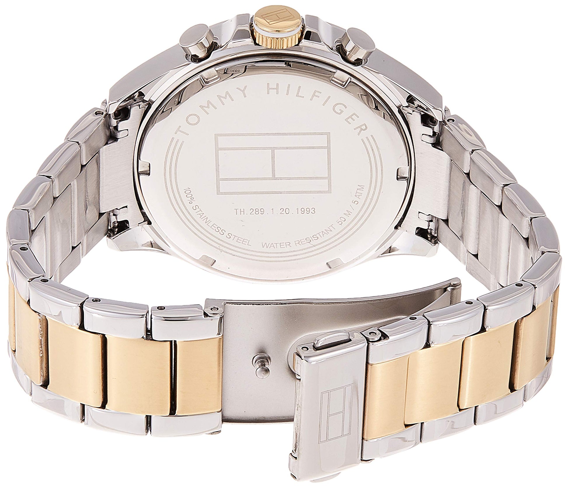 Buy Tommy Hilfiger Mens Quartz Stainless Steel White Dial 44mm Watch - 1791226 in Pakistan