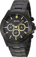 Buy Hugo Boss Mens Chronograph Quartz Stainless Steel Black Watch - 1513278 in Pakistan