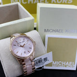 Buy Michael Kors Ritz Rose Gold Dial Two Tone Stainless Steel Strap Women's Watch - Mk6349 in Pakistan