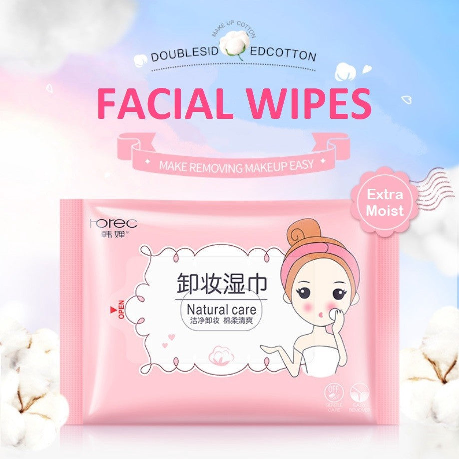 Buy 25 Pcs Makeup Cosmetic Cotton Remover Wet Wipes in Pakistan