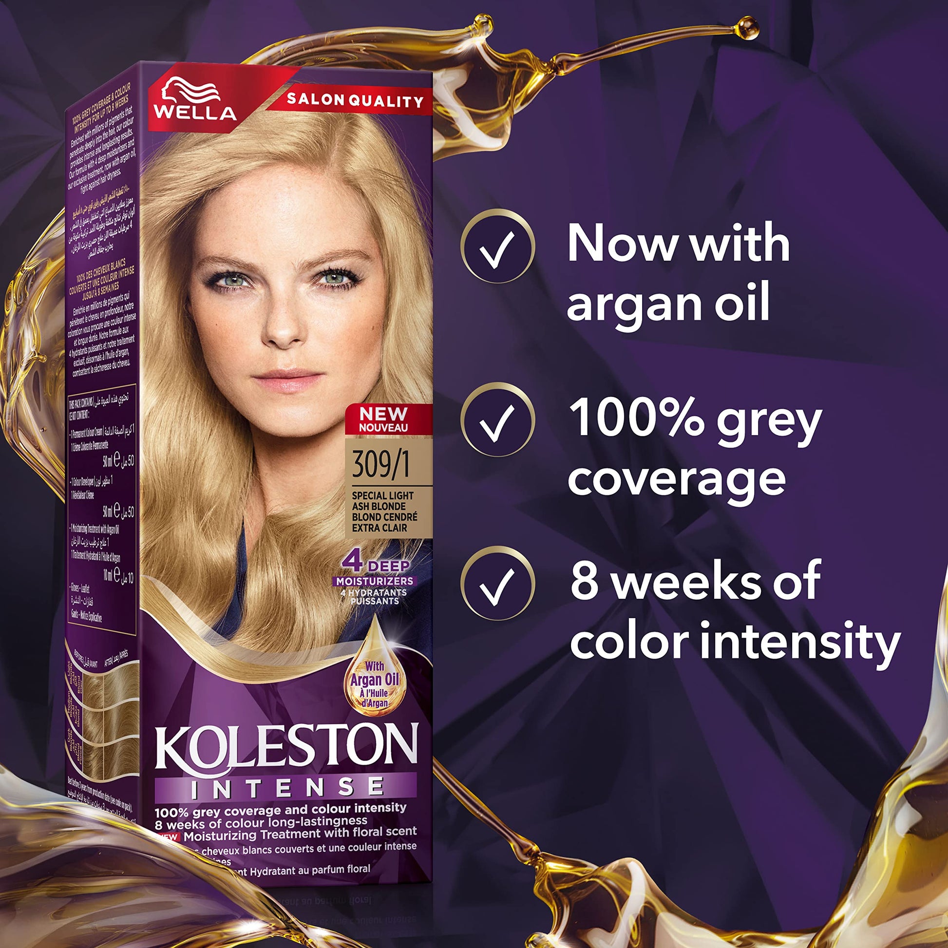 Buy Koleston Single Hair Color - 309/1 Cream Light Ash Blonde in Pakistan